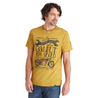Mustard built for speed t-shirt